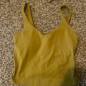 Green lululemon align tank